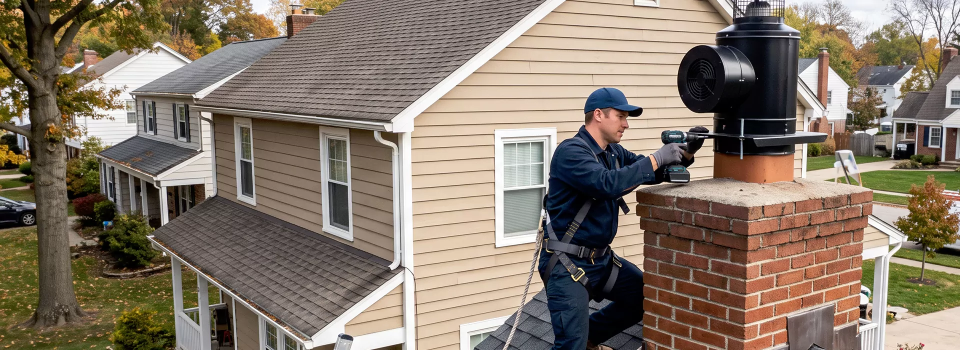 Chimney Fan Installation in Pasadena, TX
