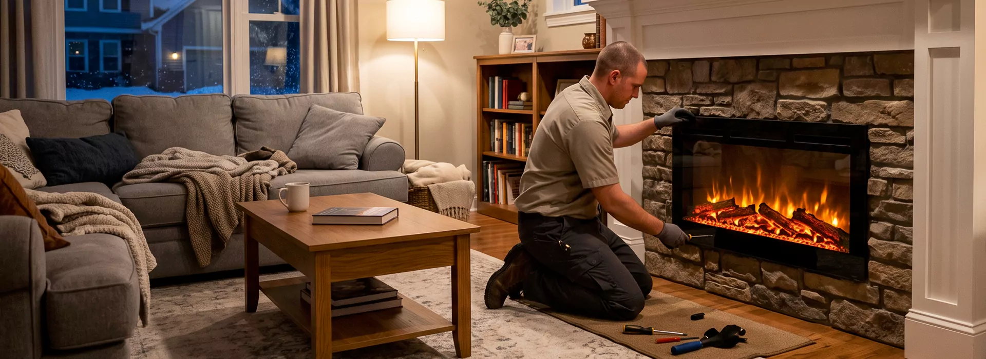 Electric Fireplace Installation Pasadena in Pasadena