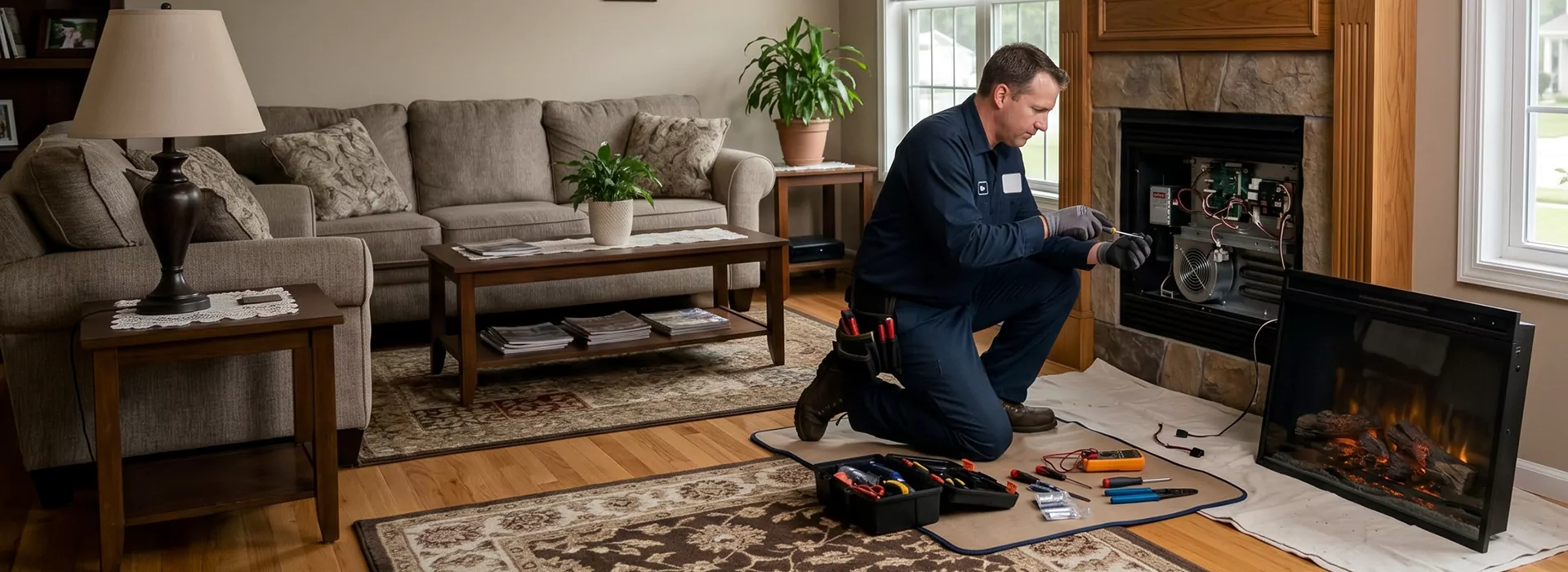 Electric Fireplace Repair in Pasadena, TX