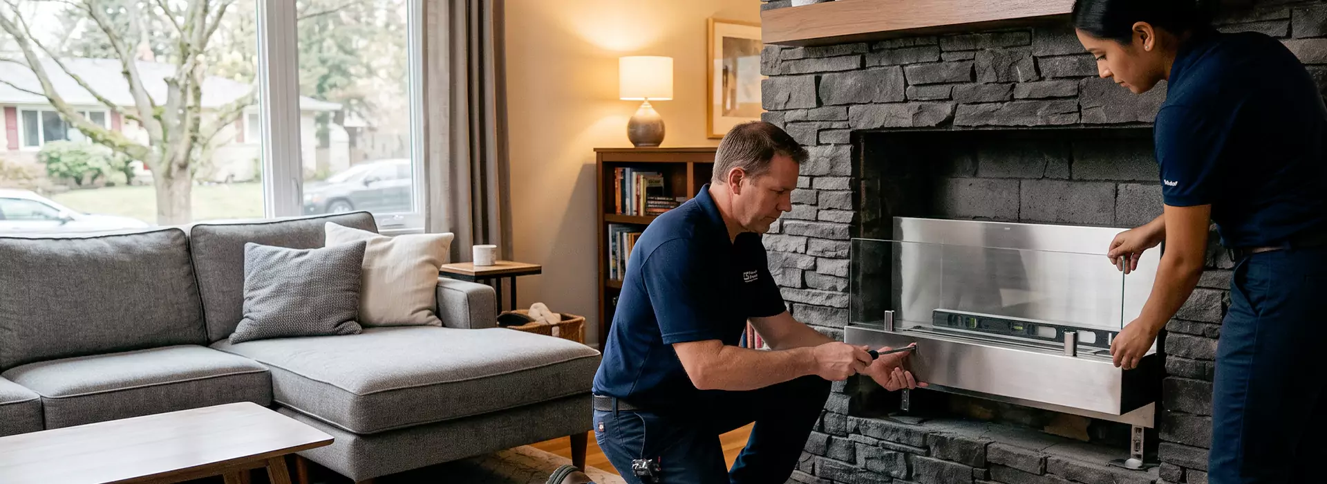 Ethanol Fireplace Installation in Pasadena, TX