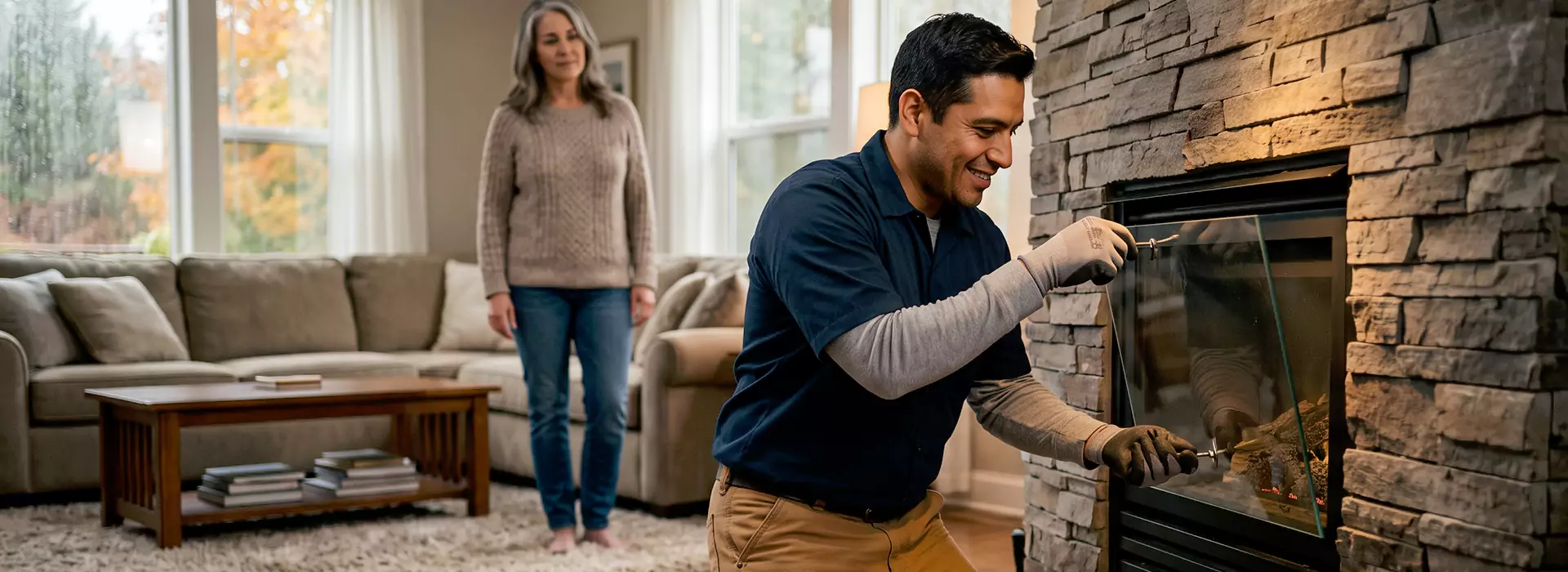Fireplace Glass Replacement in Pasadena, TX