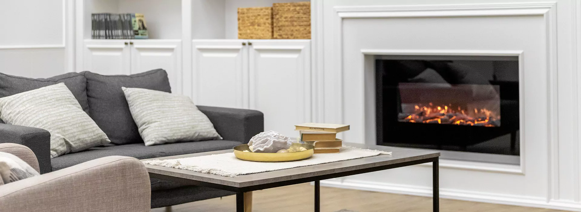 Modern Fireplace Design in Pasadena, TX
