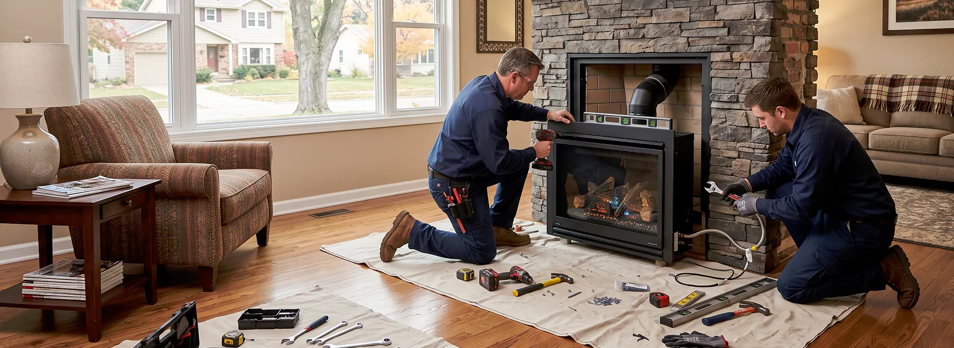 New Fireplace Installation in Pasadena