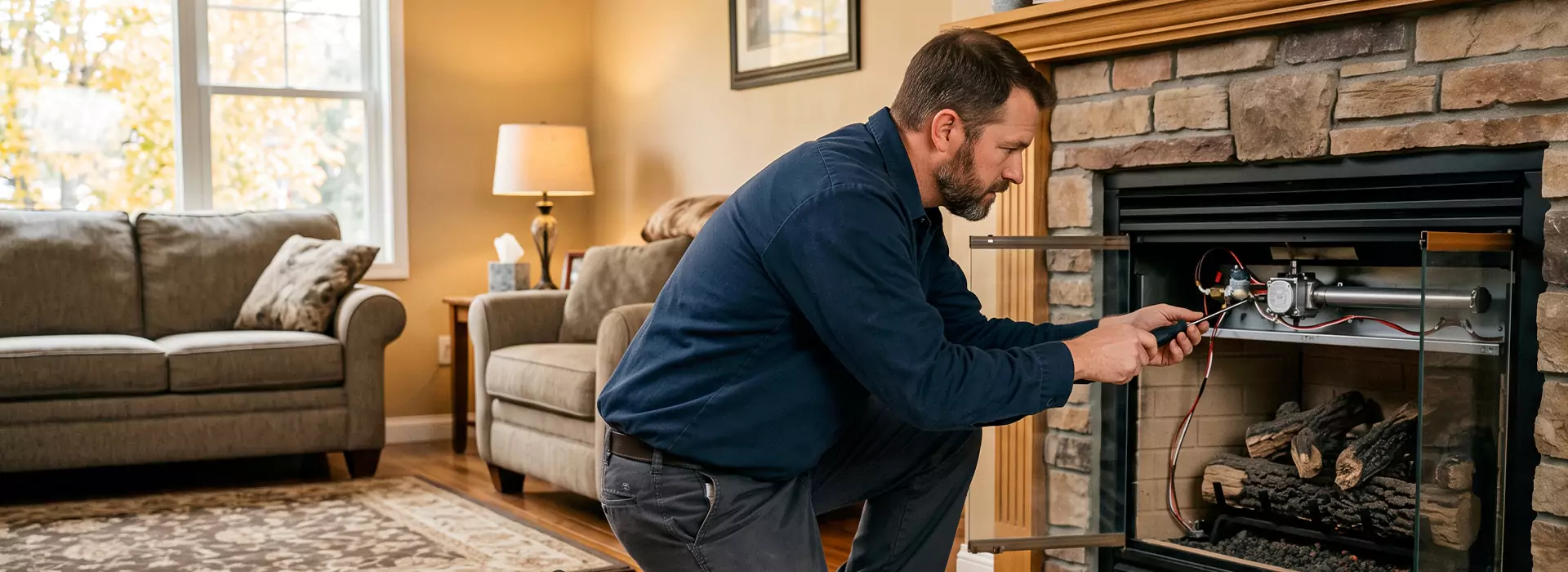Propane Fireplace Repair in Pasadena, TX