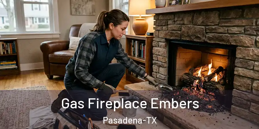  Gas Fireplace Embers Pasadena-TX
