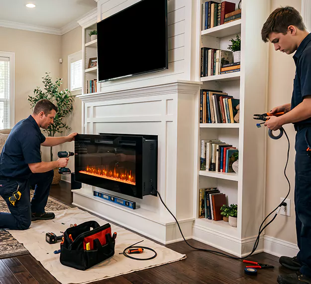 Certified Electric Fireplace Installation Company: Your Local Electric Fireplace Contractors in Pasadena, TX!