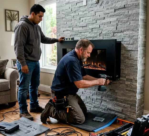 Certified Floating Fireplace Installation Company: Your Local Floating Mantel Installer in Pasadena, TX