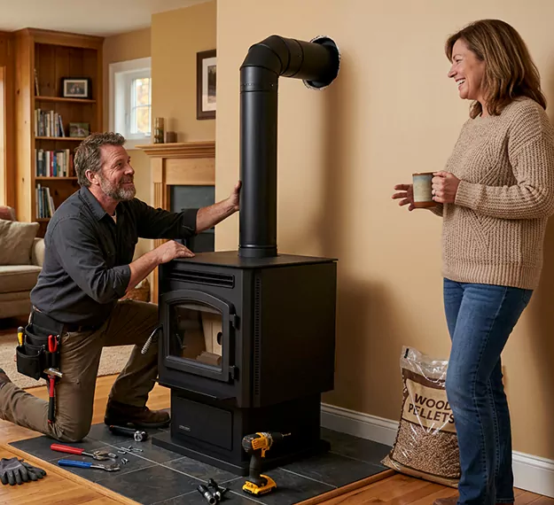 Certified Pellet Fireplace Installation Company: Your Local Pellet Stove Fitting Team in Pasadena, TX