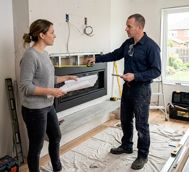 Why Pasadena Homeowners Choose Our Floating Fireplace Installation Team?