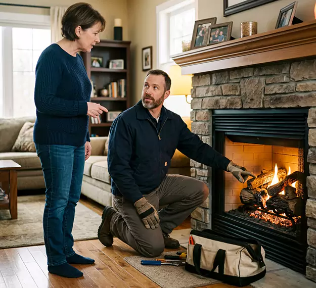 Why Pasadena Homeowners Choose Our Gas Fireplace Logs Team?