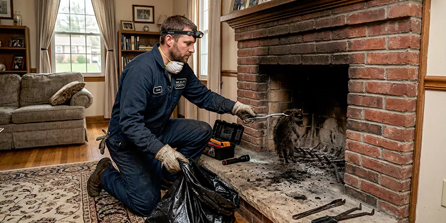 Dead Animal in Fireplace Removal Pasadena