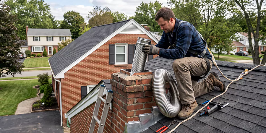 Chimney Sleeve Installation Pasadena