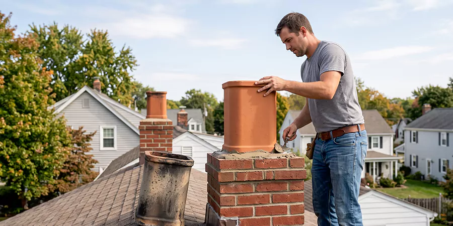 Matching Chimney Pot Replacement Pasadena