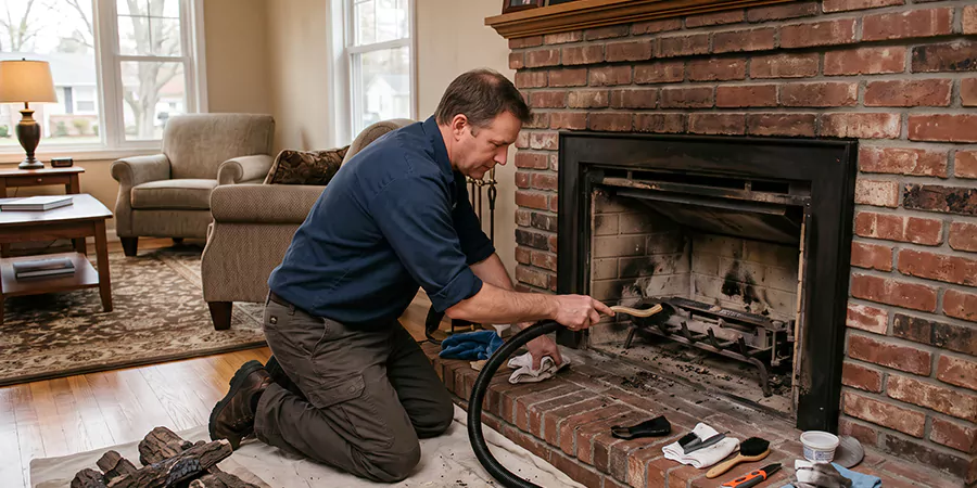 Gas Fireplace Restoration Pasadena