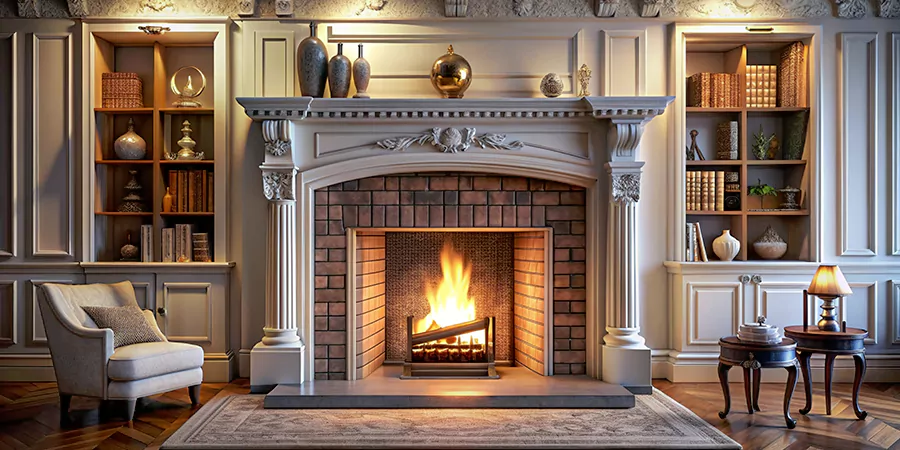 Classic Mantel Decor and Styling Pasadena