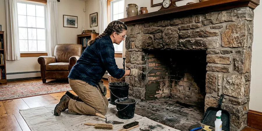 Refurbish Wood Burning Fireplace Pasadena