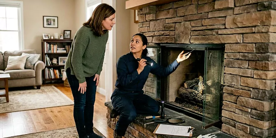 Home Fireplace Safety Inspection Pasadena