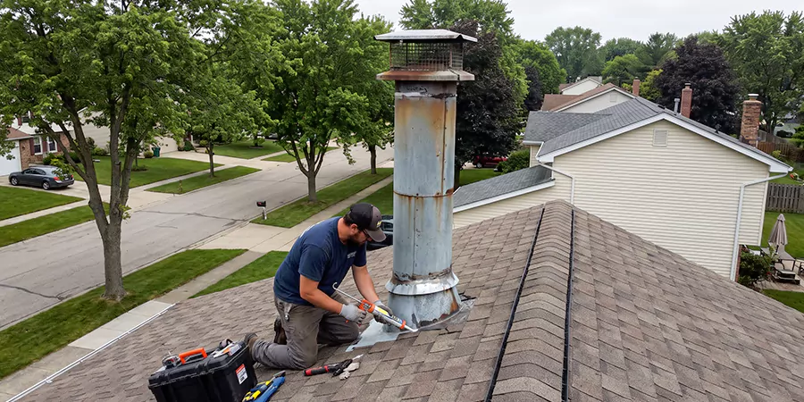 Stone, Stucco, and Metal Chimney Leak Repair Pasadena