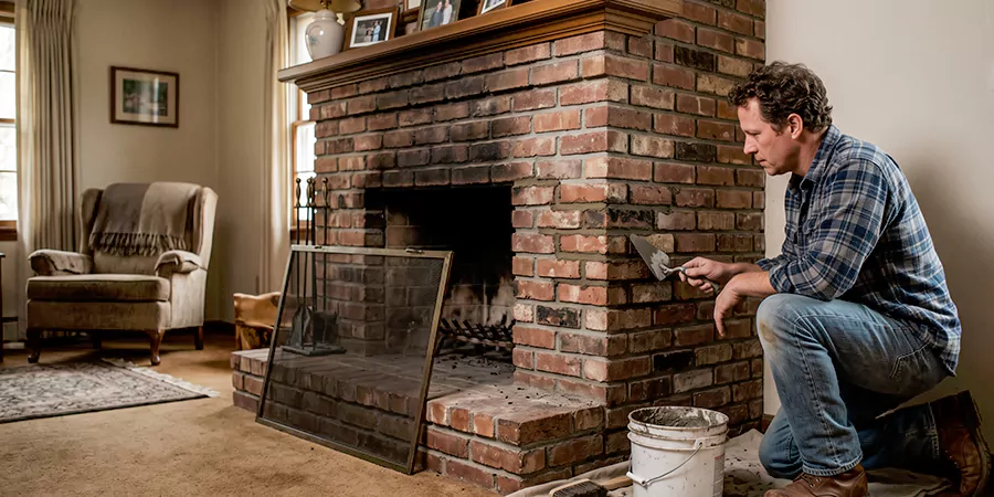 Old Fireplace Safety Repair Pasadena