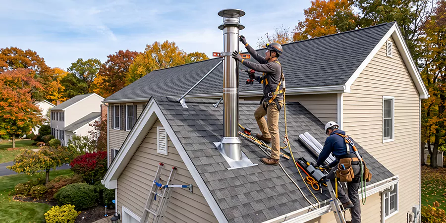 Freestanding and Corner Pellet Stove Installation Pasadena