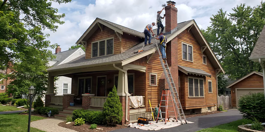 Residential Chimney Masonry Repair and Tuckpointing Pasadena