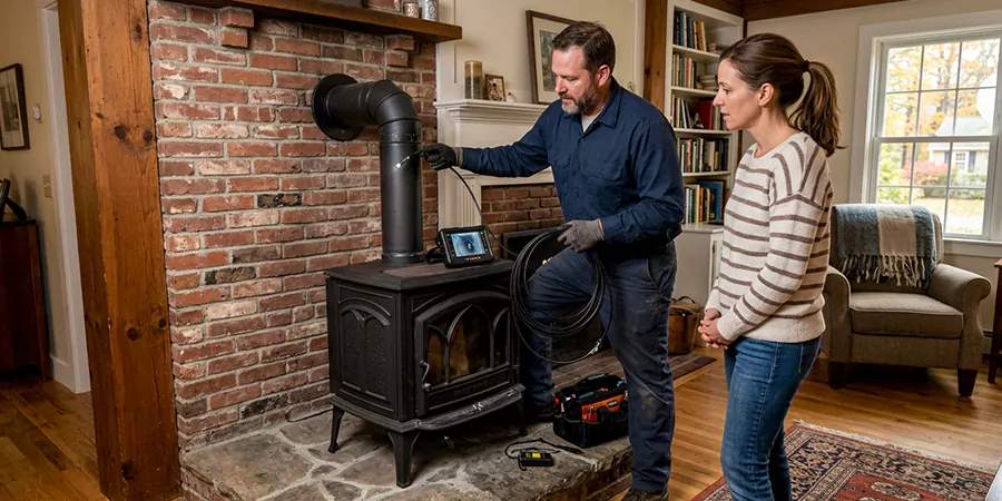 Wood Stove Chimney Inspection Pasadena