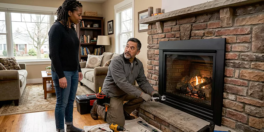 Fireplace and Log Fire Installation Pasadena