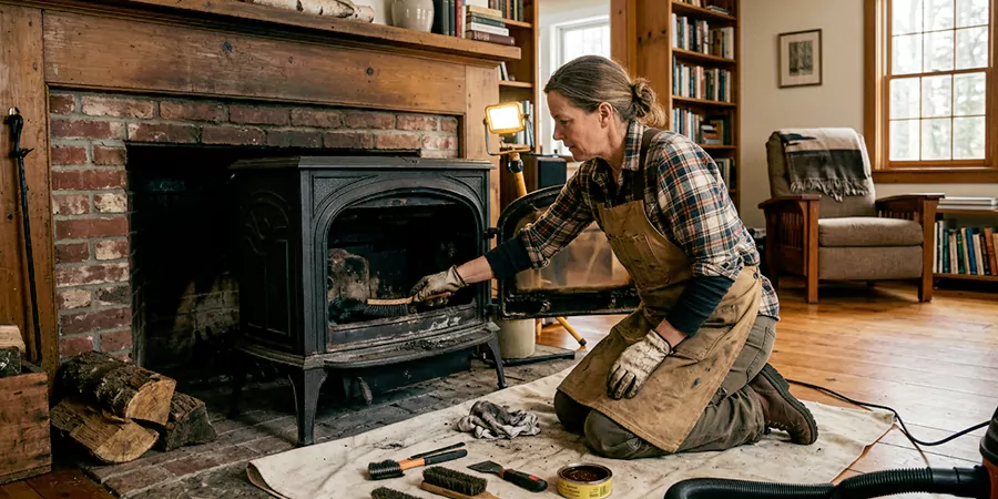 Wood Stove Restoration Pasadena