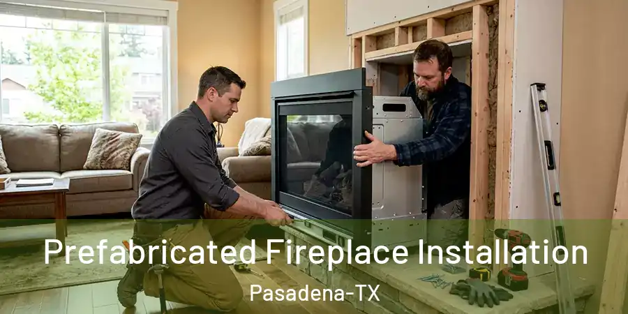 Prefabricated Fireplace Installation Pasadena-TX